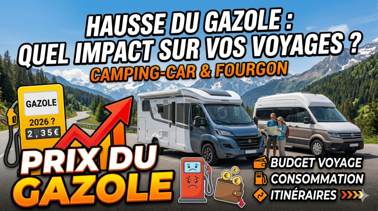 Hausse du gazole : quel impact sur vos voyages ?