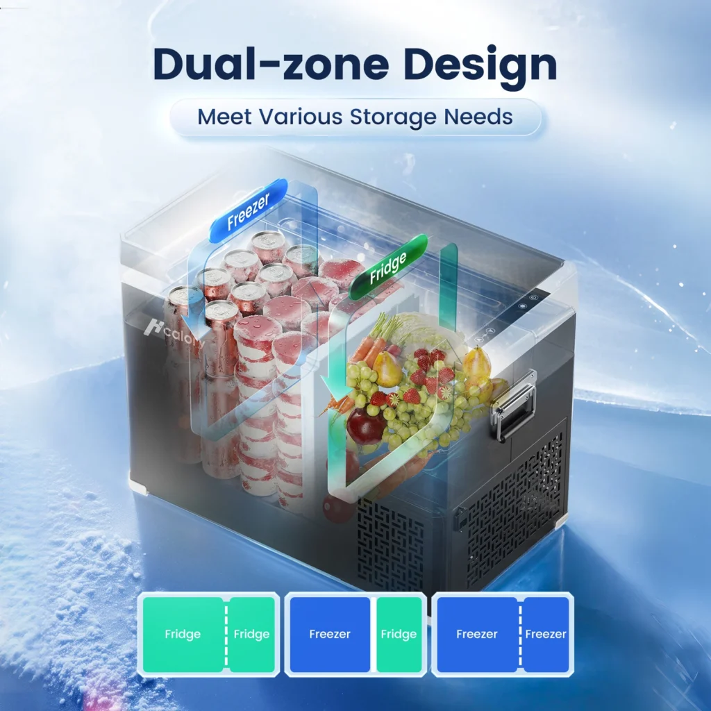 Dual-zone Design Meet Various Storage Needs